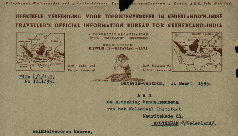 toeristenverkeer in Nederl. Indië